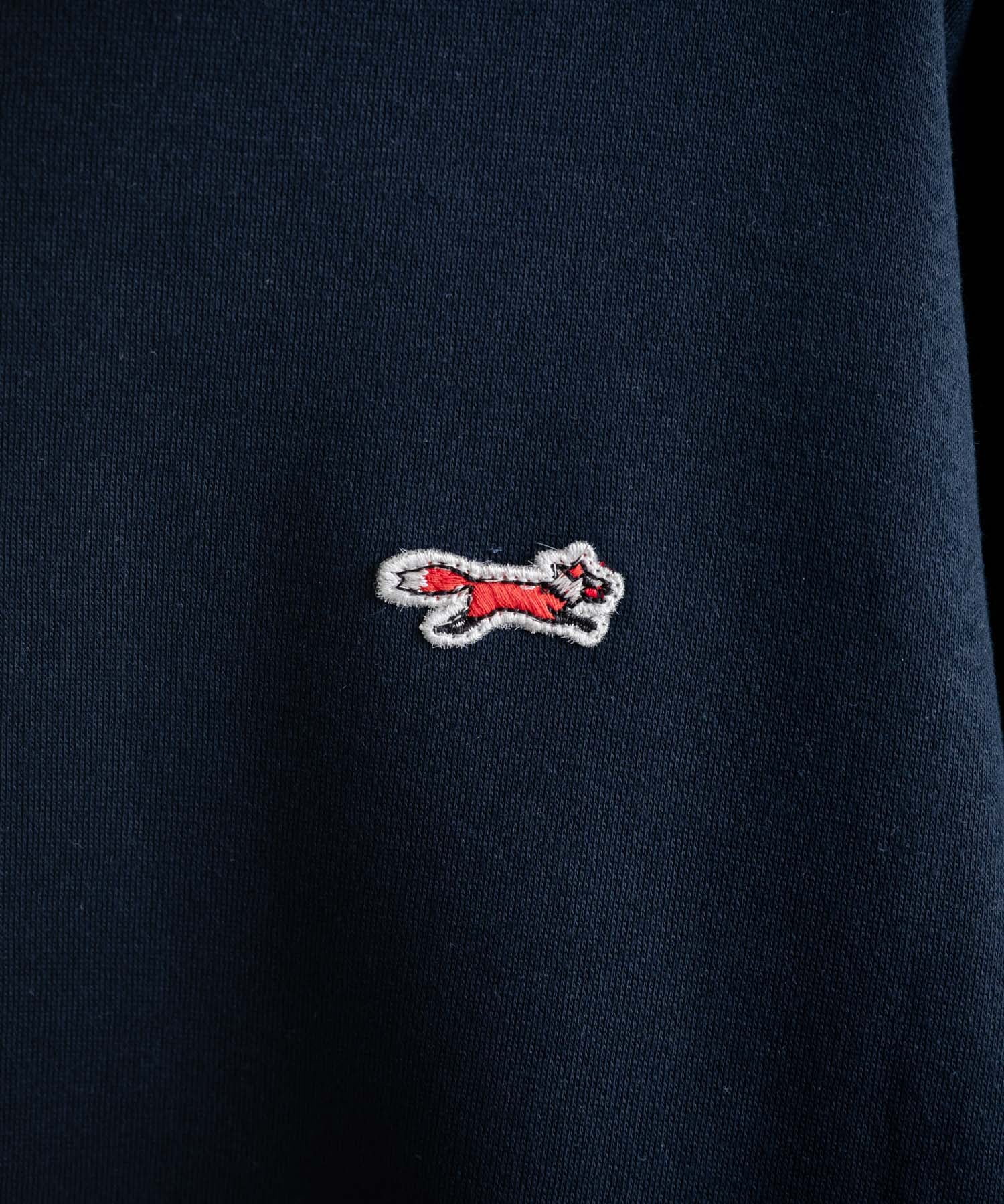 PENNEYS ぺニーズ 別注コラボ オーバーサイズ裏起毛ワンポイントロゴワッペン刺繍スウェット/クルーネック長袖トレーナー 16002