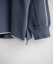 THE NORTH FACE ザ・ノースフェイス M'S SERRA L/S R/TEE ワンポイントロゴ刺繍ワッフル長袖Tシャツ 15889