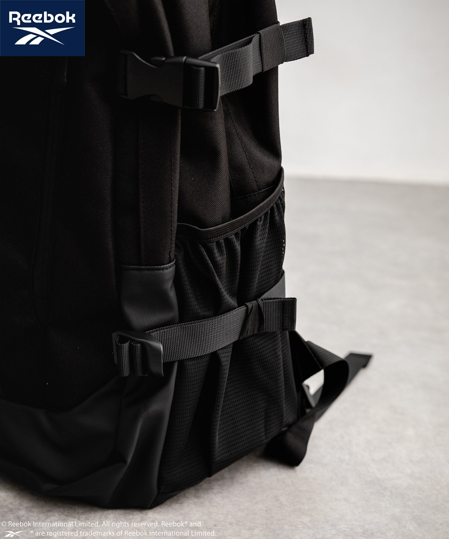 Reebok リーボック ワンポイントロゴ刺繍バックパック/A4収納可能大容量リュック 14840