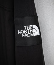 日本未展開モデル THE NORTH FACE ザ・ノースフェイス WHITE LABEL ホワイトレーベル TNF ALBANY EX CREWNECK ワンポイントロゴ刺繍バイカラー長袖カットソー 15432