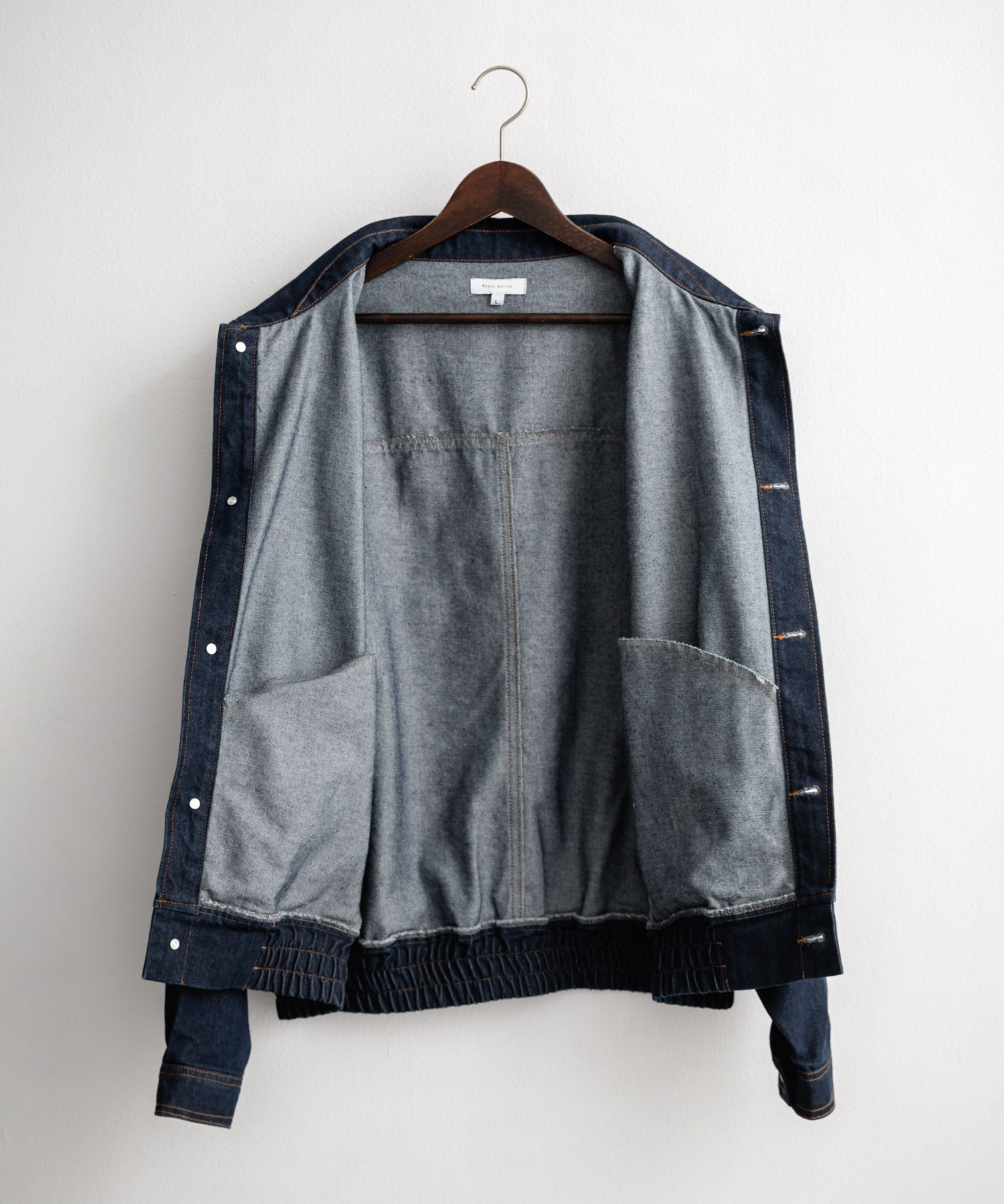 ヴィンテージライク オーバーサイズデニムブルゾン 15378