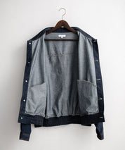 ヴィンテージライク オーバーサイズデニムブルゾン 15378