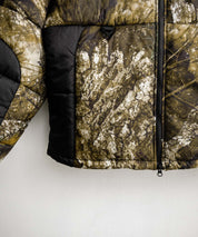 HUF ハフ SEQUOIA PUFFER JACKET REALTREE SEQUOIA PUFFER オーバーサイズワンポイントロゴ中綿ジャケット 15056