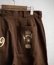 KRIFF MAYER クリフメイヤー メモリアルグラフィックプリントレタリング2タックワークパンツ 2515112 14829