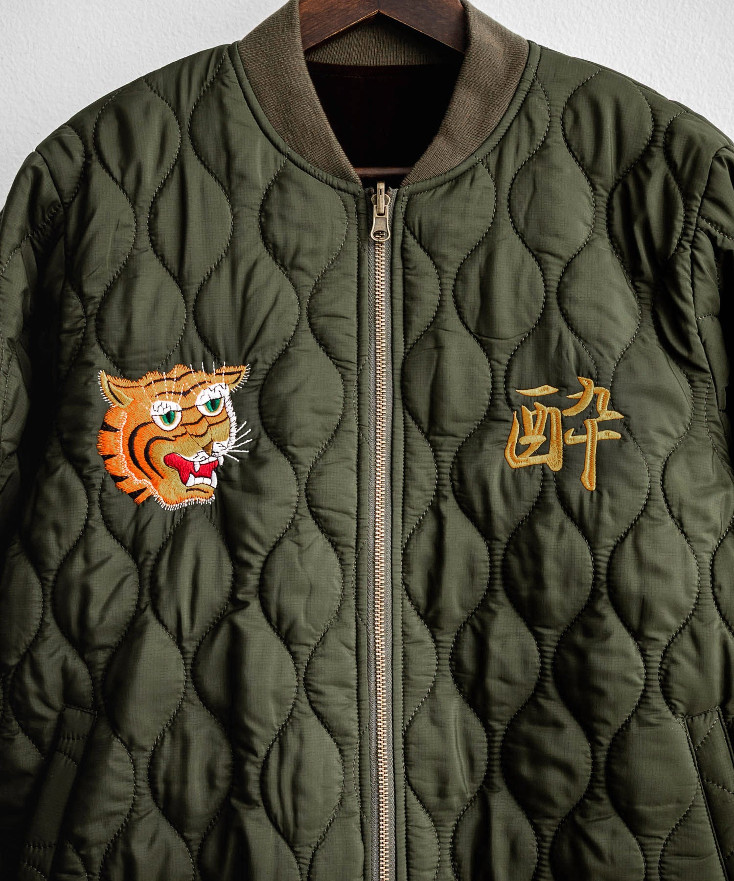 YOIDORE 酔いどれ スーベニア刺繍キルティング2wayリバーシブルジャケット 14890