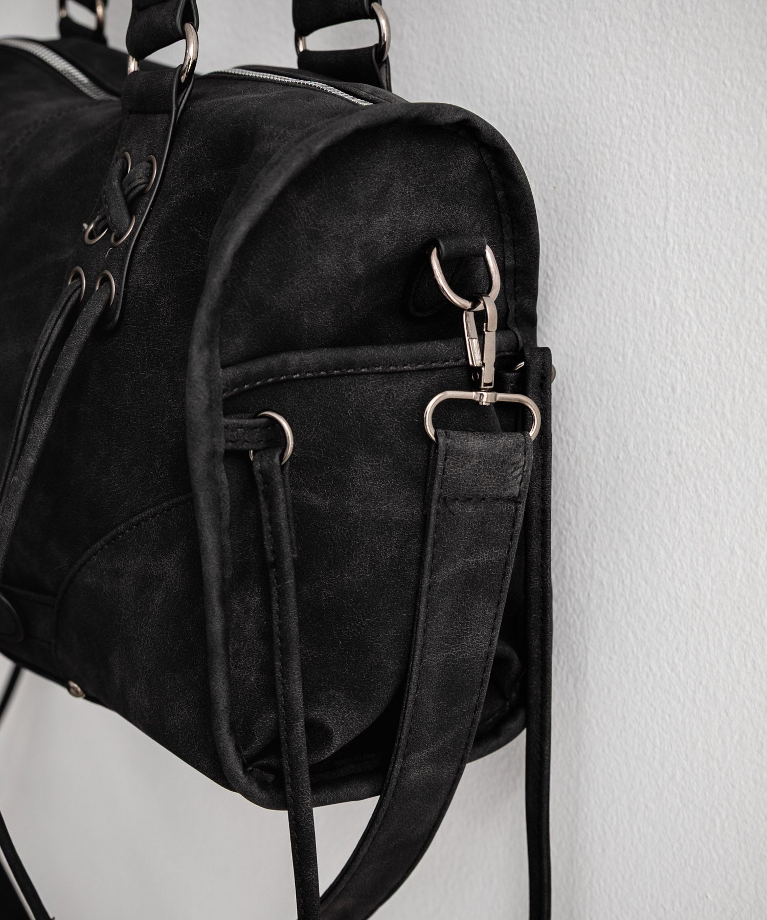 ヴィンテージ加工 PUレザー2WAYショルダーバッグ/ハンドバッグ 15509