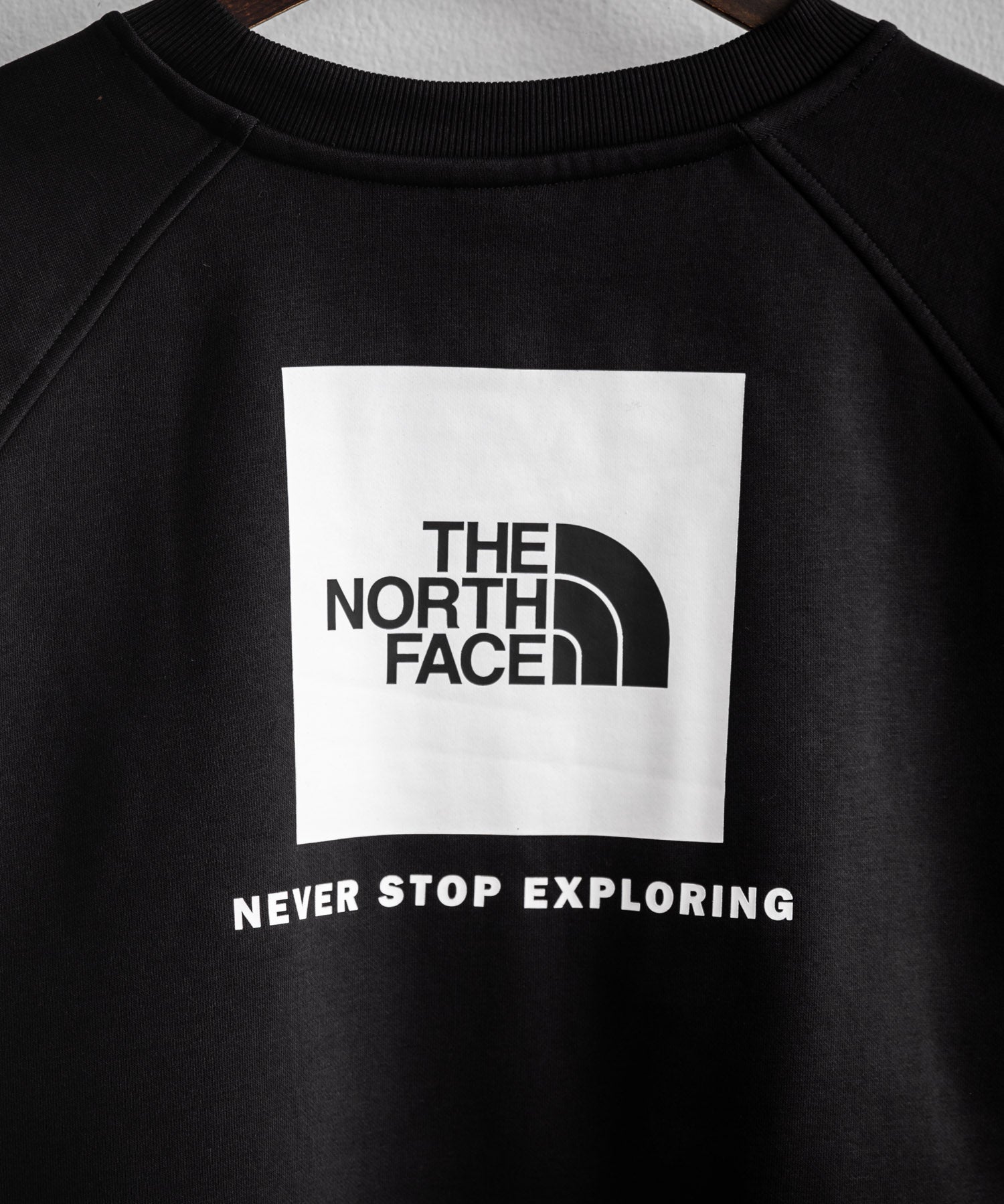 THE NORTH FACE ザ・ノースフェイス MEN S RAGLAN REDBOX CREW/バックプリントラグランクルーネック裏起毛トレーナー 15354