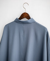 接触冷感 とろみビッグシルエットドルマン半袖シャツ 15365