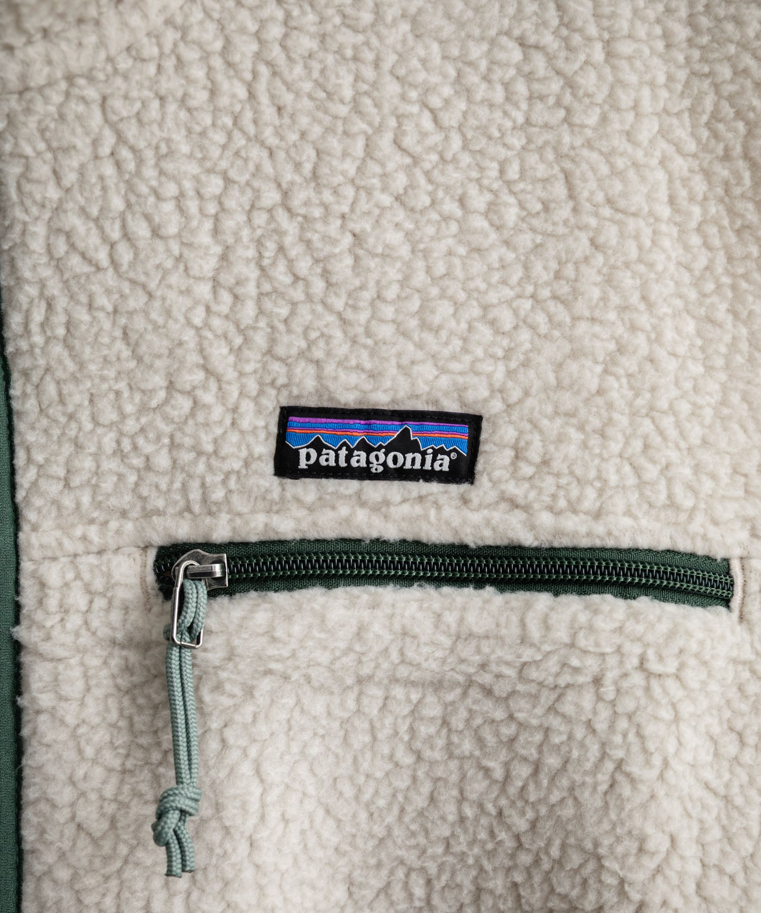 Patagonia パタゴニア M S RETRO PILE VEST レトロパイルフリースベスト/ワンポイントロゴ入りスタンドカラーフルジップボアベスト 16383