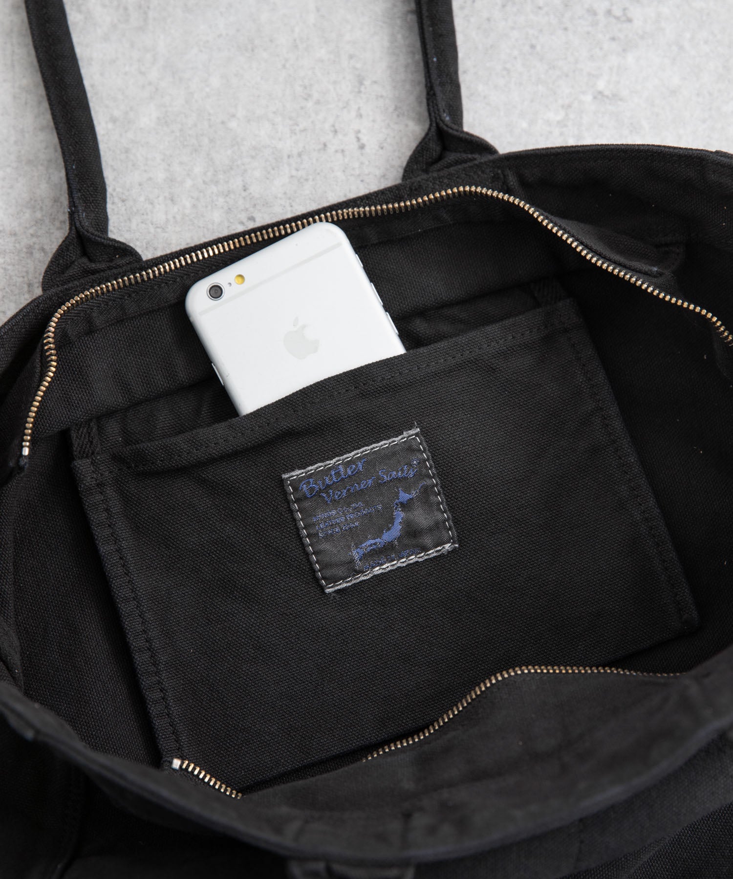 Butler Verner Sails バトラーバーナーセイルズ 日本製/国産 反応染め8号キャンバスサークルトート JA-2142-2 11023