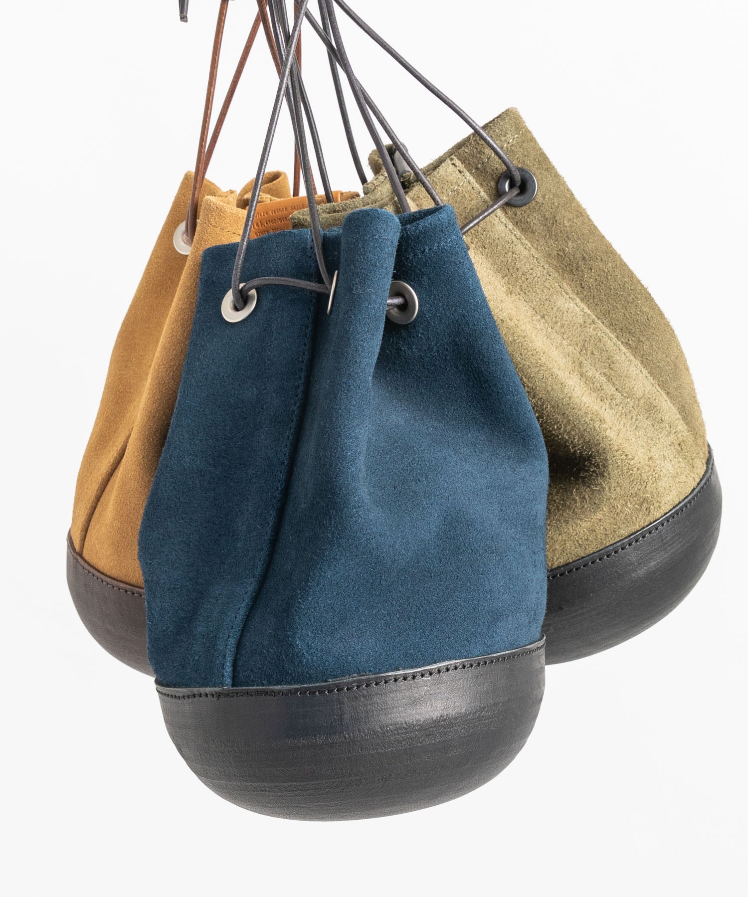 Butler Verner Sails バトラーバーナーセイルズ 日本製/国産 モールドレザー巾着スエードレザーショルダーバッグ JA-2685 11940