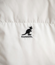 KANGOL カンゴール 別注コラボ オーバーサイズワンポイントロゴ刺繍スタンドネックファイバーダウン中綿ジャケット 15989