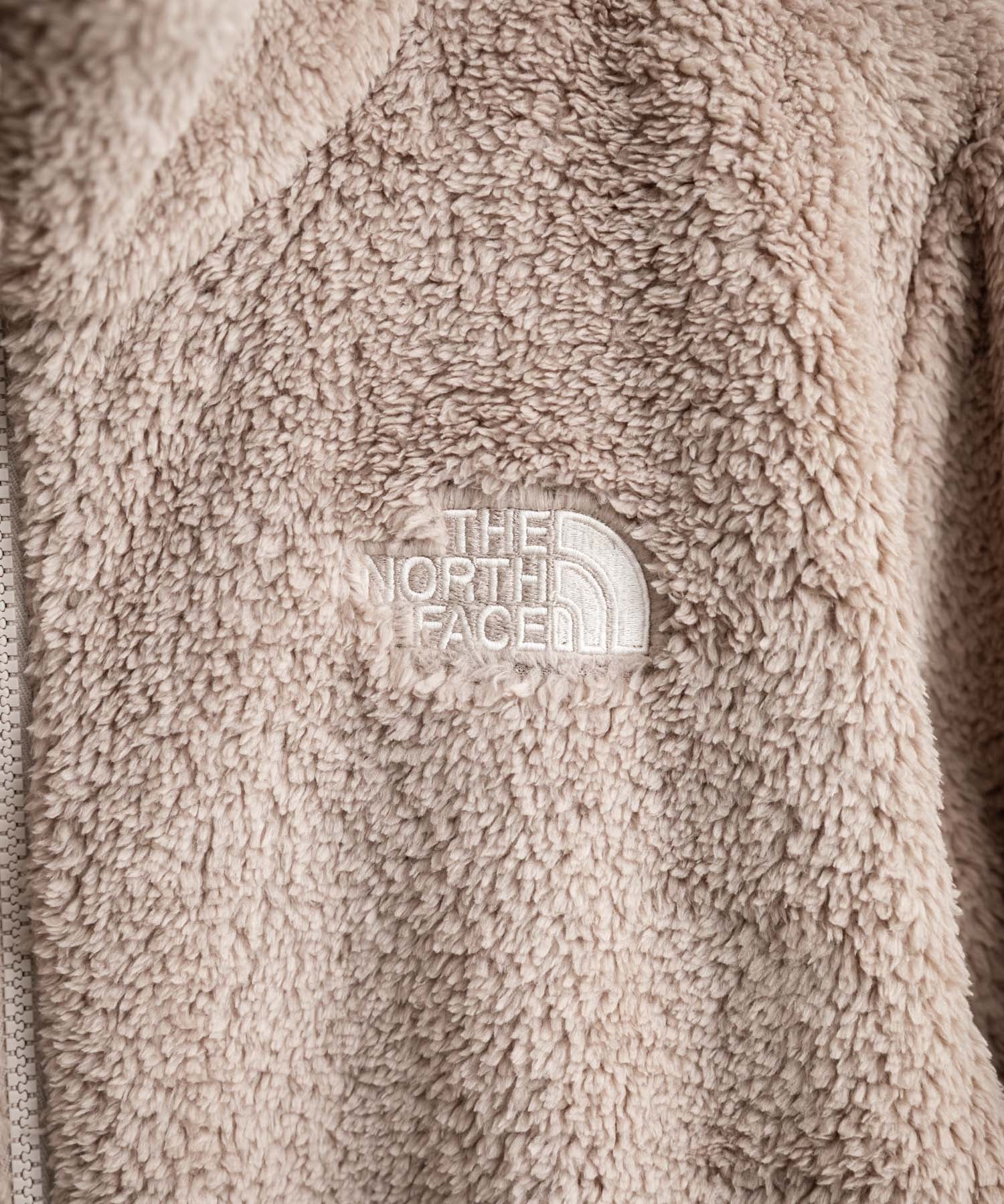 日本未展開モデル THE NORTH FACE WHITE LABEL COMFY ALPHA FLEECE ZIP UP ザ・ノースフェイス ホワイトレーベル ワンポイントロゴ刺繍スタンドカラーシャギーボアフリースジャケット 16563