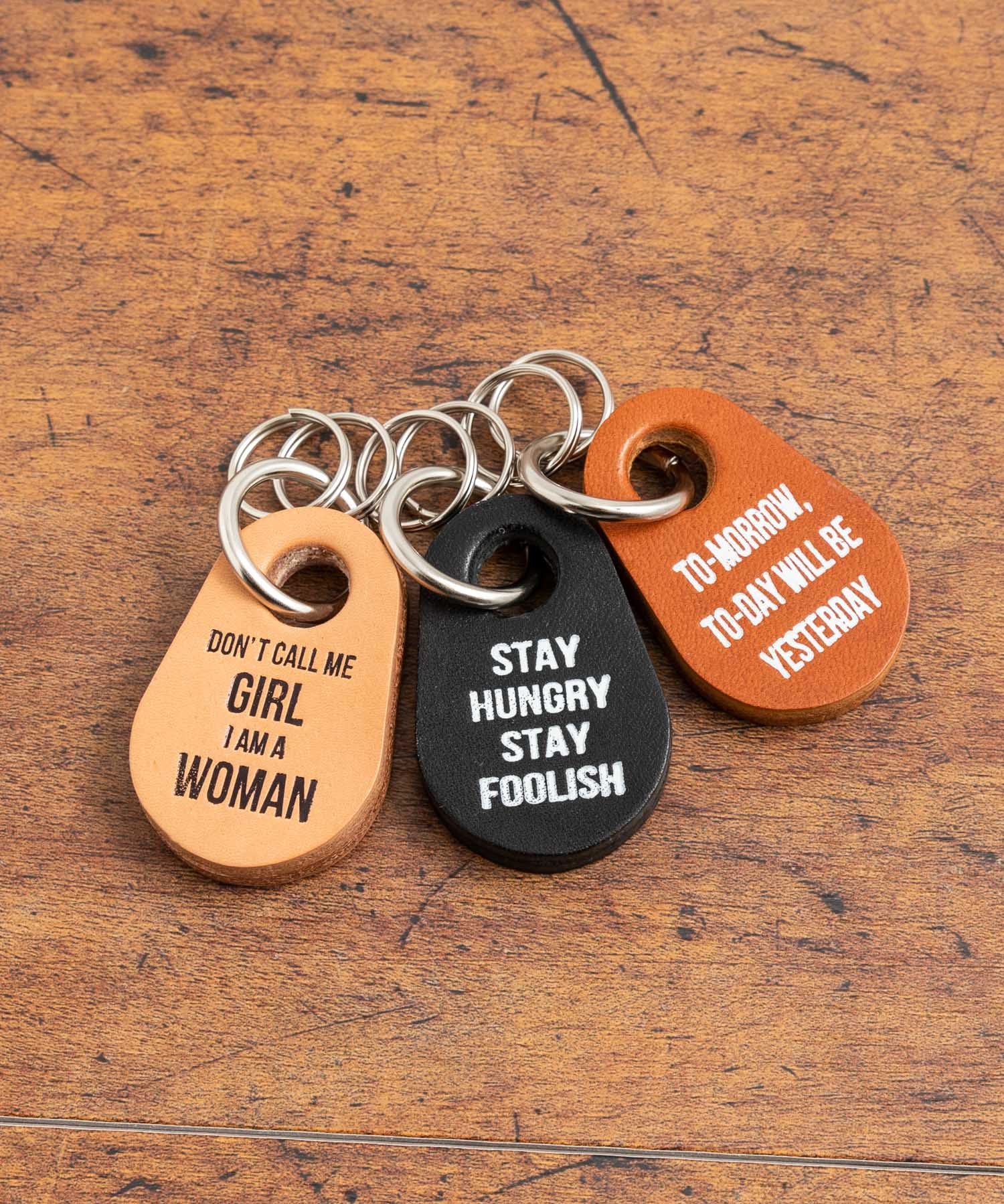 Butler Verner Sails 日本製 COWタグ レザーキーチャーム 12765