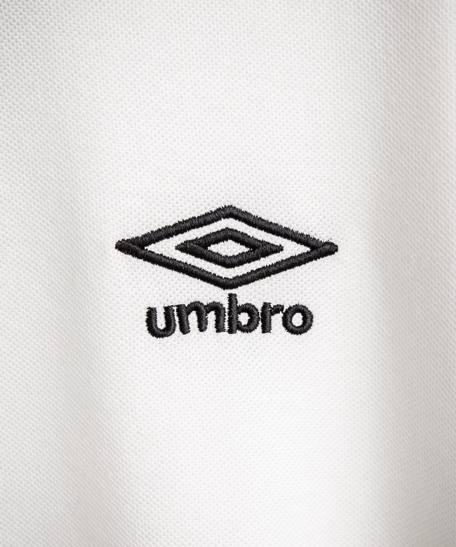 UMBRO アンブロ 別注コラボ オーバーサイズ鹿の子ワンポイントロゴ刺繍半袖ポロシャツ
