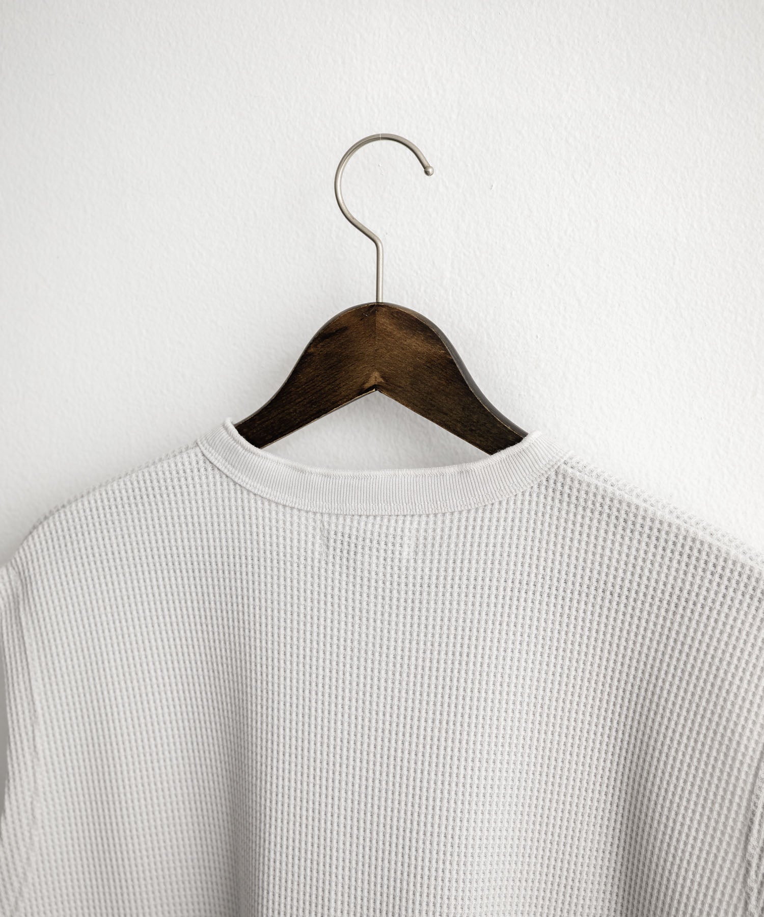 オーバーサイズ T/Cワッフルヘンリーネックタンクトップ 15577