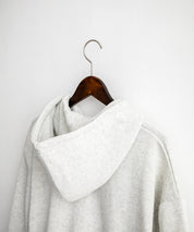 オーバーサイズ裏起毛フルジップ綿タッチパーカー 14987