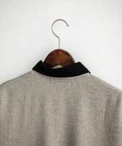 Upscape Audience アップスケープオーディエンス 日本製 国産 Naturemierリネンライクメランジツイルポロカーディガン AUD7321 15897