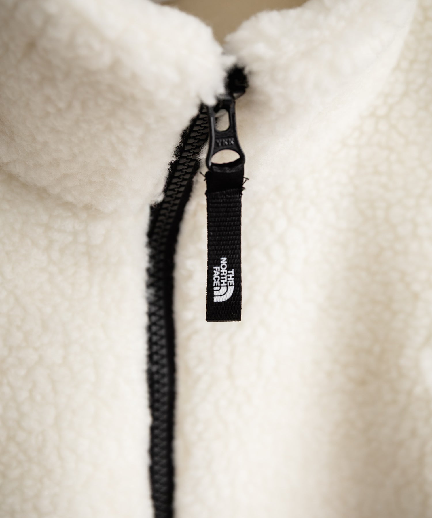 日本未展開モデル THE NORTH FACE ザ・ノースフェイス WHITE LABEL ホワイトレーベル 韓国限定 SHERPA FLEECE JACKET1 オーバーサイズワンポイントロゴ刺繍ボアジャケット 14659