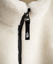 日本未展開モデル THE NORTH FACE ザ・ノースフェイス WHITE LABEL ホワイトレーベル 韓国限定 SHERPA FLEECE JACKET1 オーバーサイズワンポイントロゴ刺繍ボアジャケット 14659