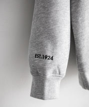UMBRO アンブロ 別注コラボ オーバーサイズ裏起毛ワンポイントロゴ刺繍ハーフジッププルオーバースウェット 14942