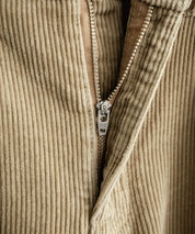 HUF ハフ CROMER CORDUROY PANT ワンポイントロゴ刺繍入りコーデュロイテーパードワイドパンツ 15060