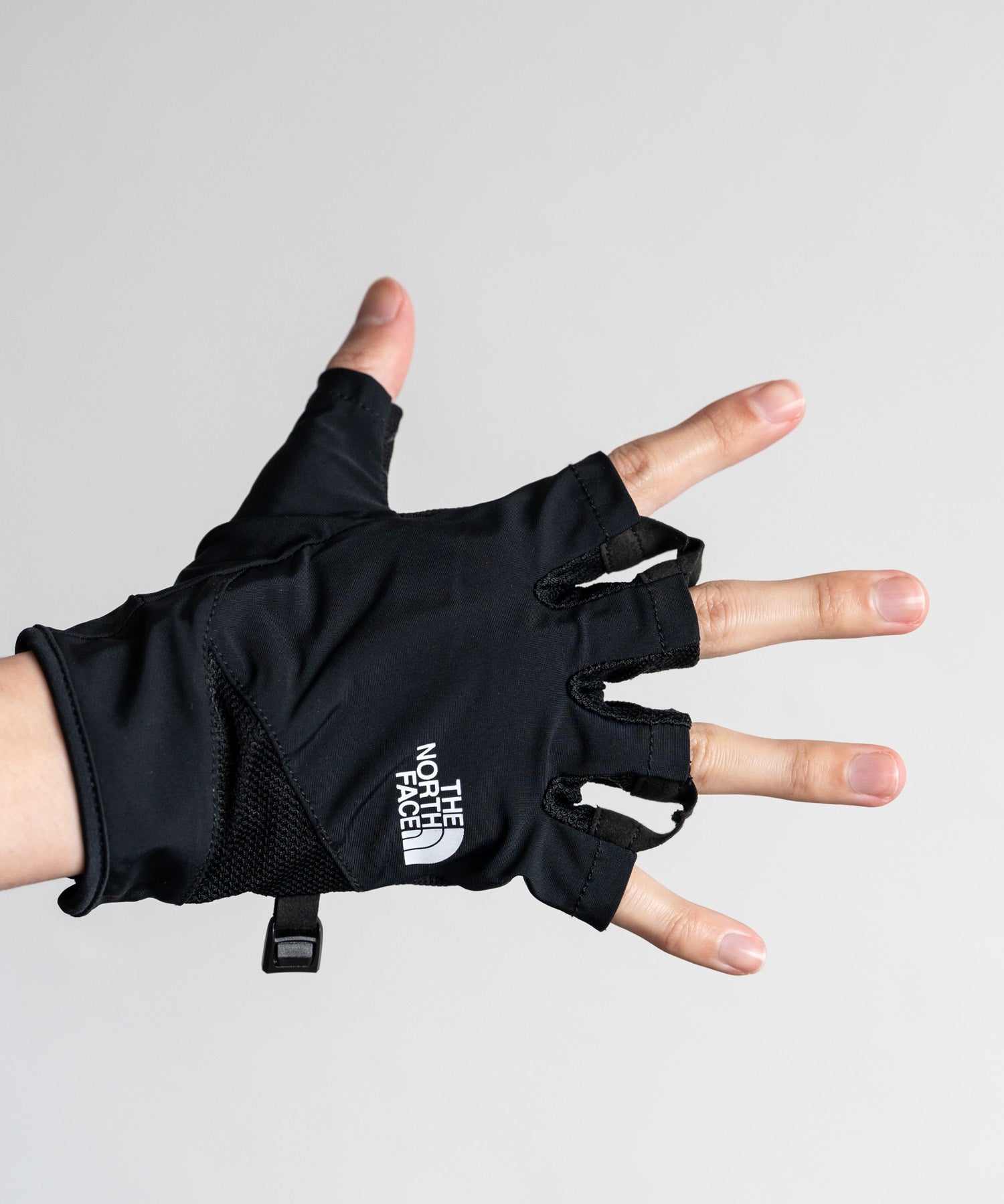 THE NORTH FACE ザ・ノースフェイス COOL LIGHT HALF GLOVE スマホ対応 ワンポイントロゴクールライトハーフグローブ/指なし手袋 15894