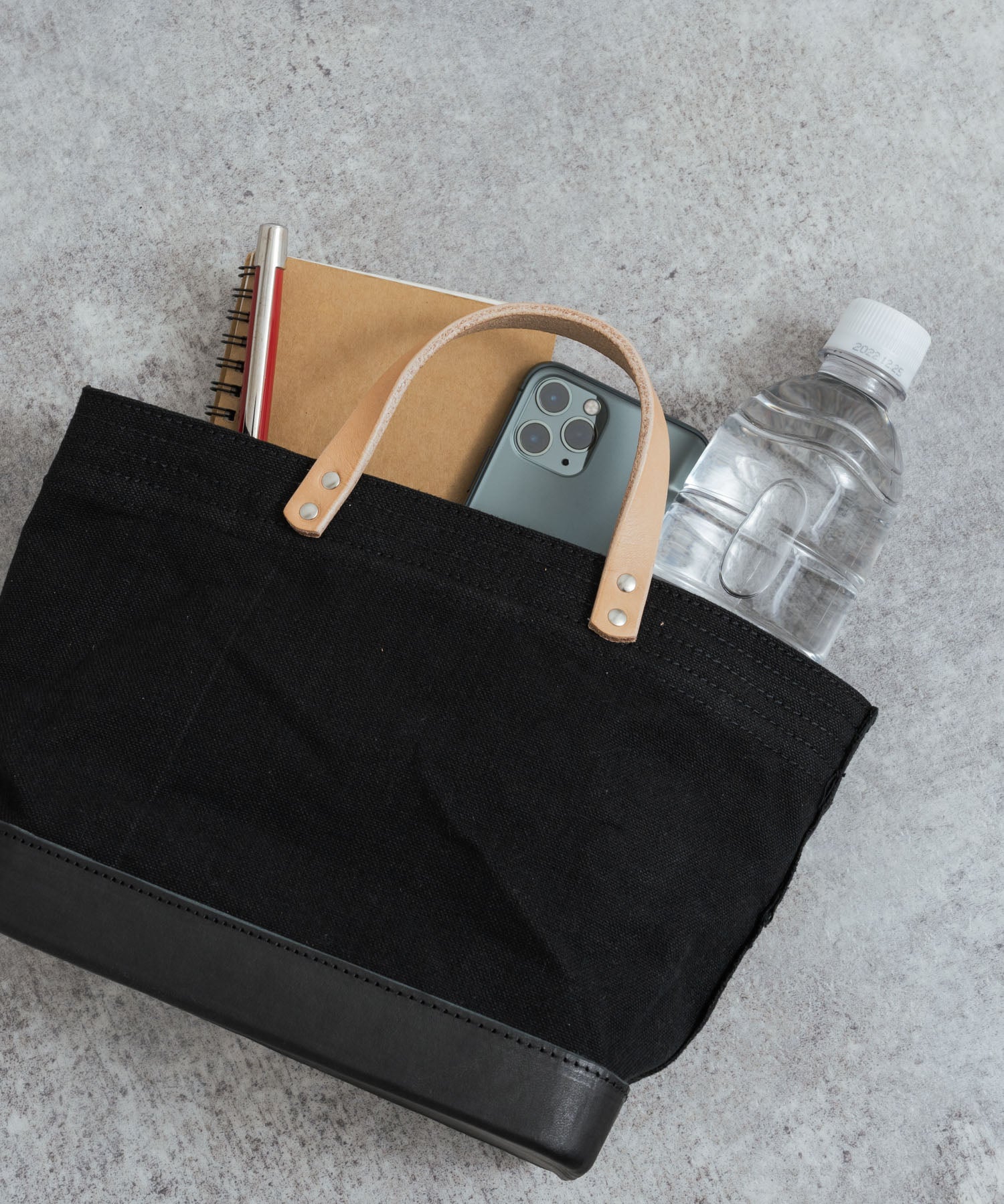 Butler Verner Sails バトラーバーナーセイルズ 日本製 国産 モールドレザーセルビッチキャンバス-ランチトート JI-2712 12319