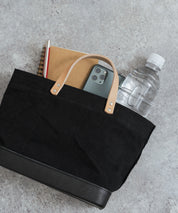 Butler Verner Sails バトラーバーナーセイルズ 日本製 国産 モールドレザーセルビッチキャンバス-ランチトート JI-2712 12319