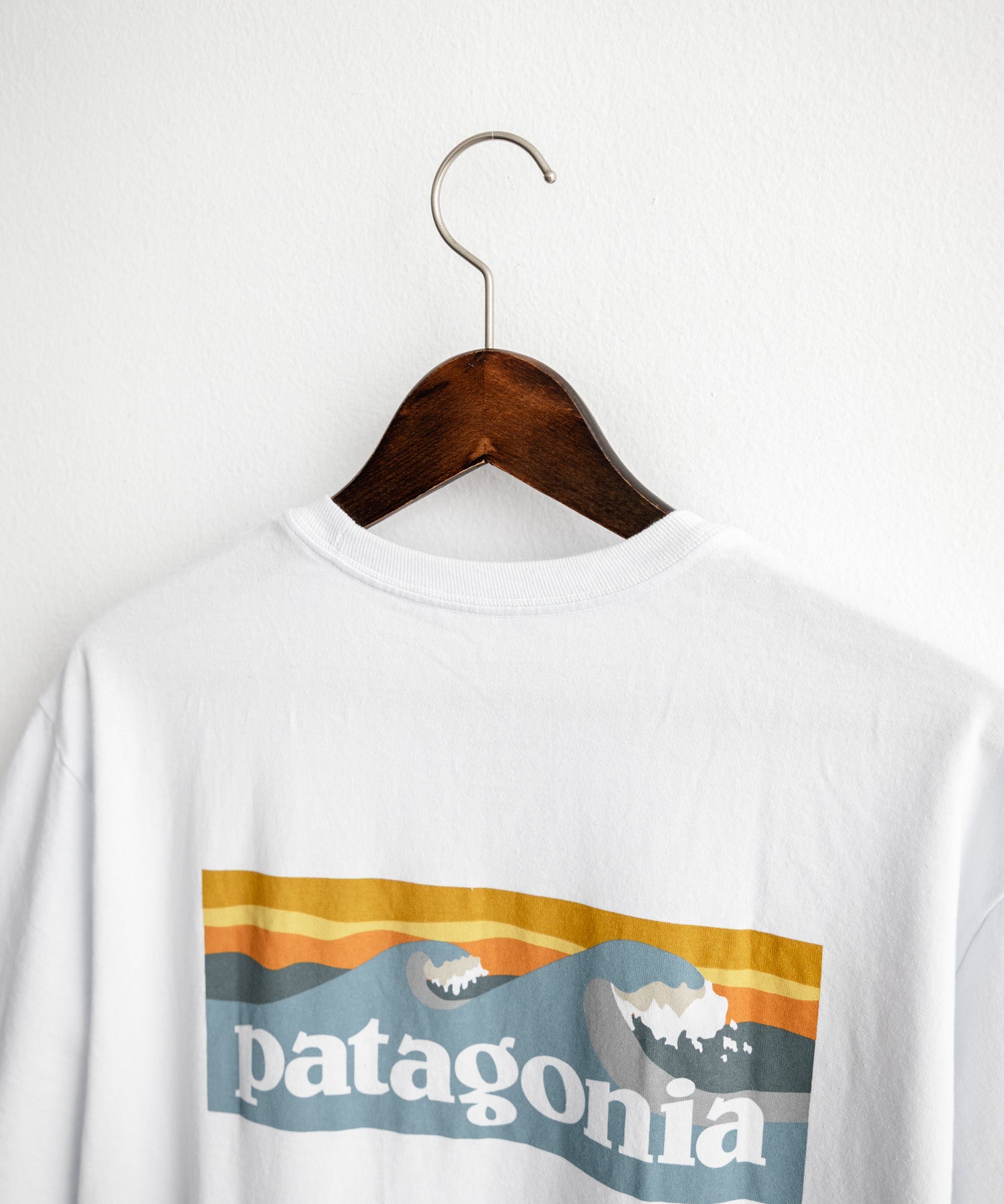 Patagonia パタゴニア M'S BOARDSHORT LOGO POCKET RESPONSIBILI-TEE 胸ポケット付きバックプリント半袖Tシャツ 16114