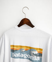 Patagonia パタゴニア M'S BOARDSHORT LOGO POCKET RESPONSIBILI-TEE 胸ポケット付きバックプリント半袖Tシャツ 16114