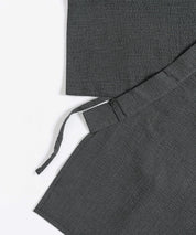 しじら織り甚平 上下セット 無地/ストライプ 14156