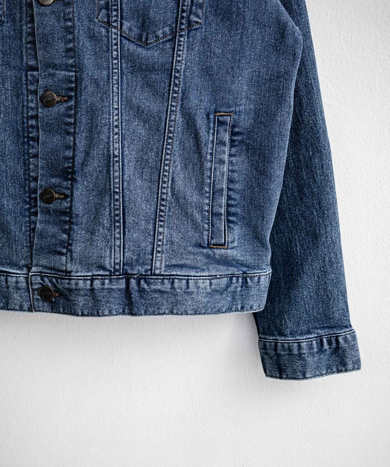 新色追加 Hanes ヘインズ ショート丈 ストレッチデニムジャケット Gジャン 14398