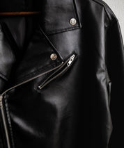 PUレザーダブルライダースジャケット 14682