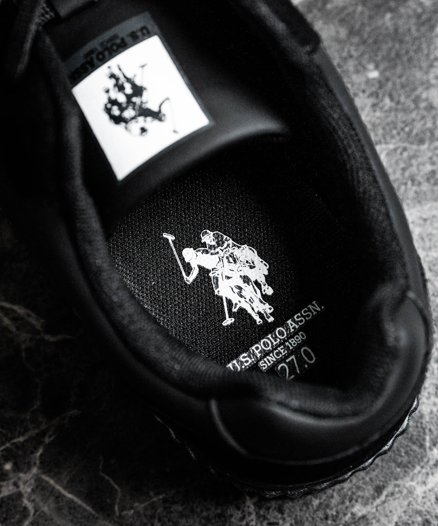 新色追加 U.S. POLO ASSN. ユーエスポロアッスン 厚底ボリュームソールコンビネーションレースアップスニーカー 14137