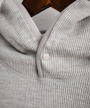 日本未展開モデル THE NORTH FACE ザ・ノースフェイス WHITE LABEL ホワイトレーベル WAFFLE HOOD PULLOVER オーバーサイズワッフルミニボックスロゴ刺繍パーカー 15065