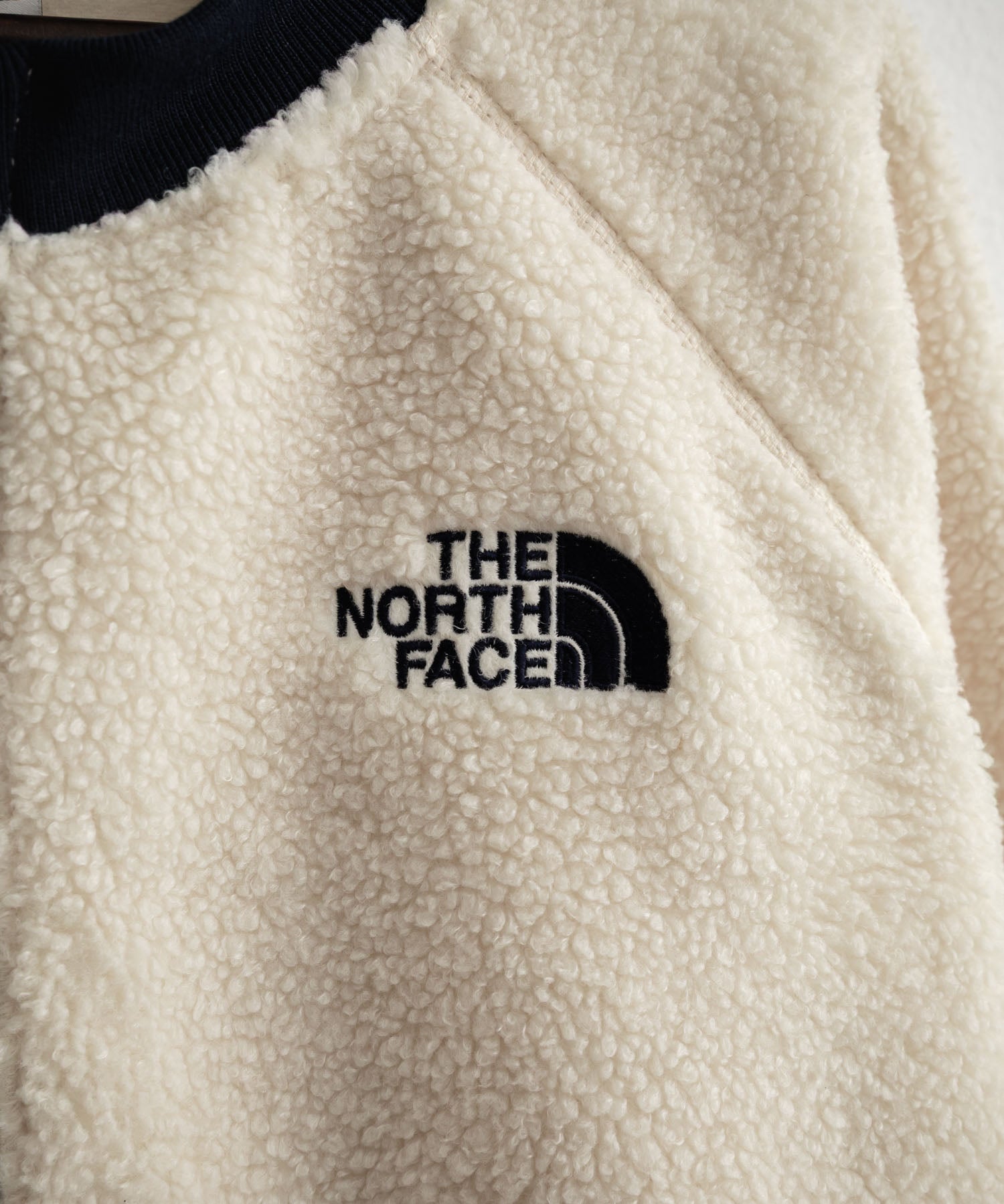 日本未展開モデル THE NORTH FACE ザ・ノースフェイス WHITE LABEL ホワイトレーベル VIVO FLEECE JACKET ロゴ刺繍シープボアフリースジャケット 15554