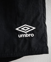 UMBRO アンブロ 別注コラボ ワンポイントロゴ刺繍ナイロンショートパンツ/ハーフパンツ セットアップ可能