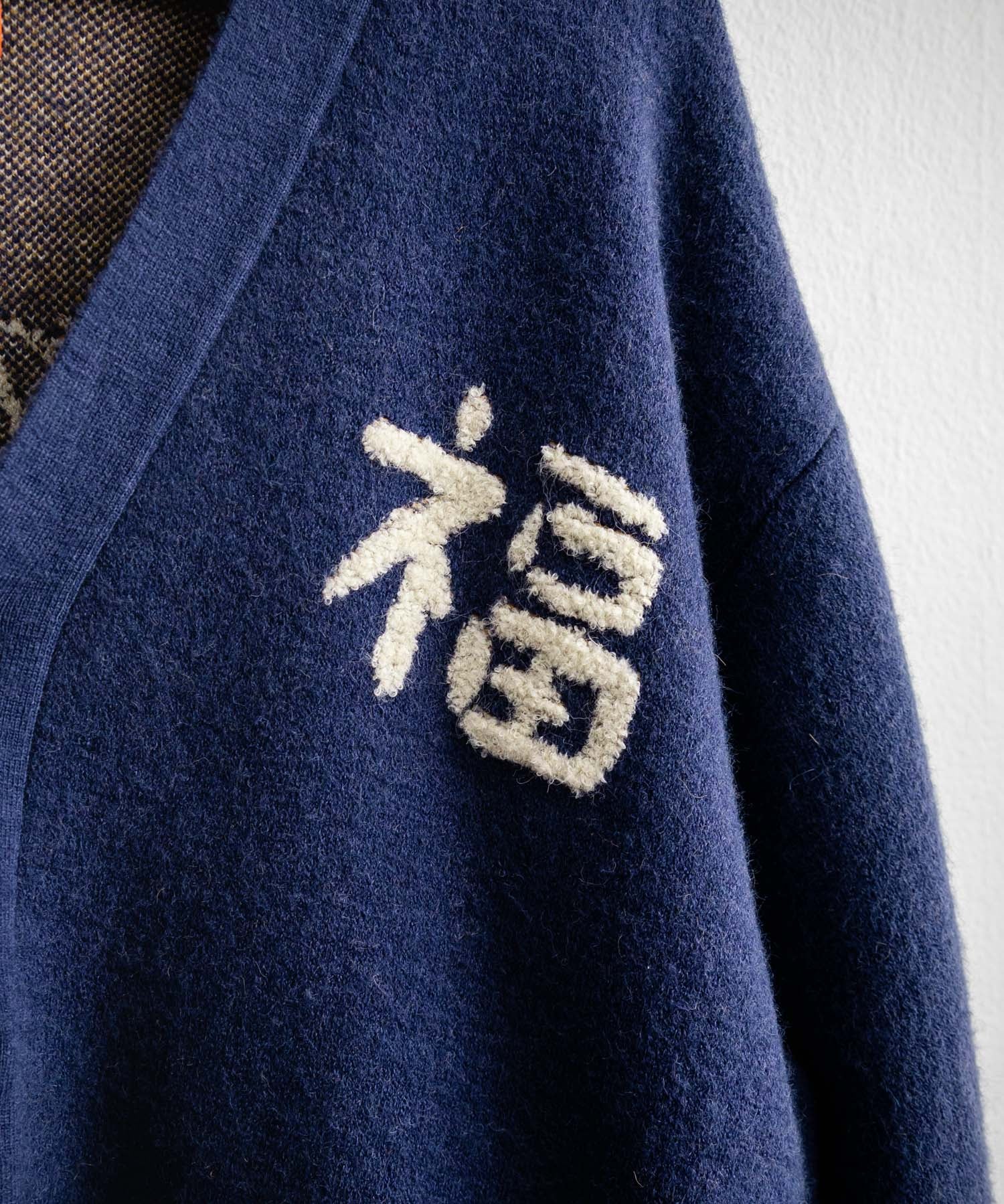 KRIFF MAYER クリフメイヤー もちのび虎刺繍Vネックニットカーディガン 2523100 14964