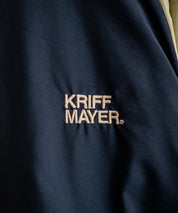 KRIFF MAYER クリフメイヤー 2WAY リバーシブルひっくりスタンドネックボアジャケット/ロゴ刺繍入りボアブルゾン 2514404 14796