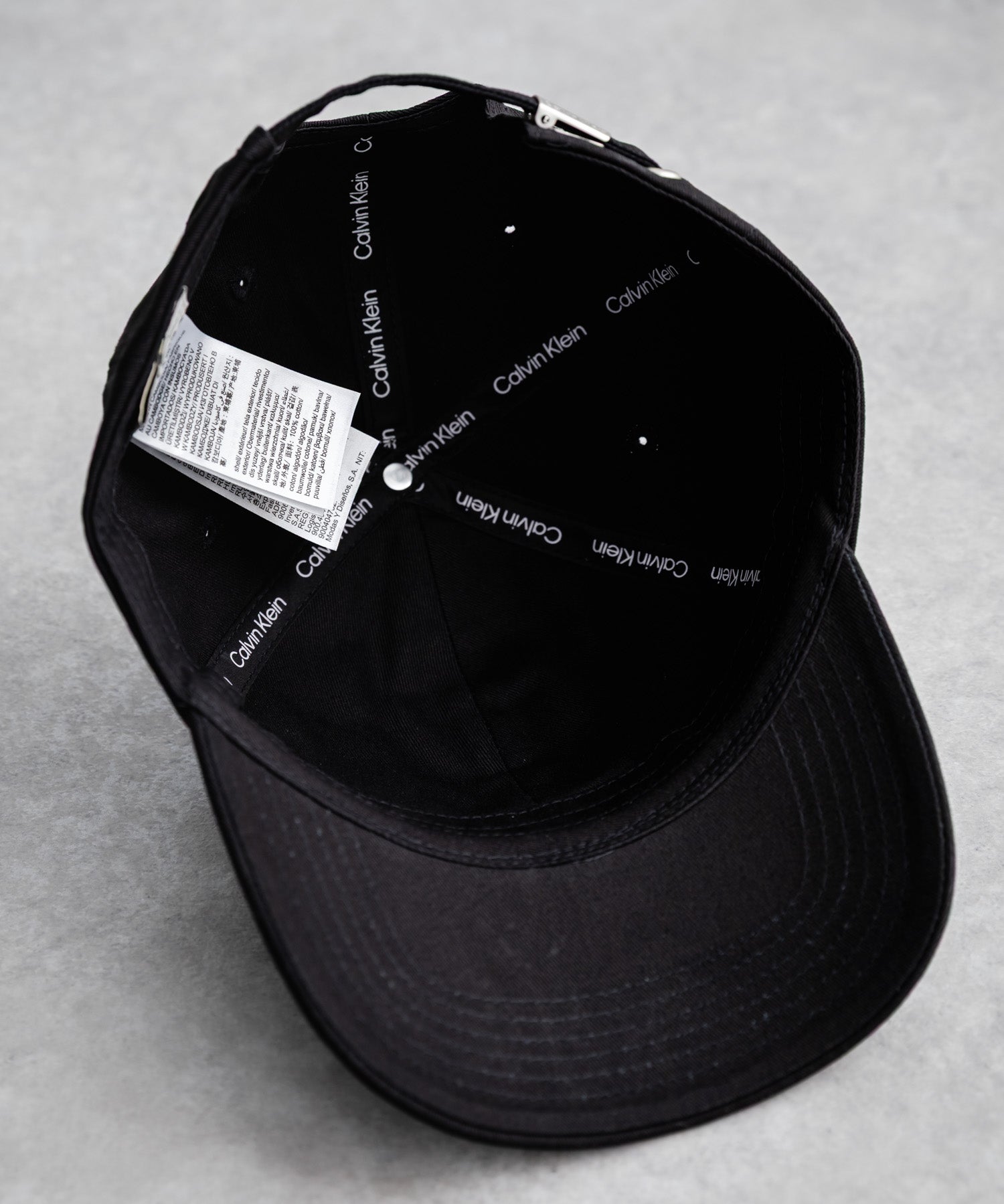 Calvin Klein カルバンクライン LOGO TWILL CAP ワンポイントロゴ刺繍6パネルベースボールキャップ 15931