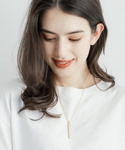 チャーム付きデザインチェーン合金ネックレス 11630