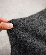 オーバーサイズウール混ミックス糸プルオーバーニットセーター 14548