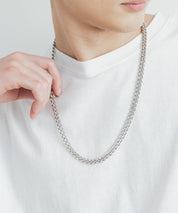 ステンレスデザインチェーンネックレス 11631