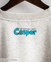 Casper/FELIX THE CAT 別注コラボ オーバーサイズヴィンテージライクグラフィックプリント裏起毛スウェットトレーナー 15116