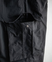 UMBRO アンブロ 別注コラボ 膝下丈 ワンポイントロゴ刺繍ナイロンワイドカーゴハーフパンツ 15348