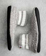 FRUIT OF THE LOOM フルーツオブザルーム 内ボアリンクススリッパ/リンクス編みワンポイントロゴ室内用スリッパ 15461