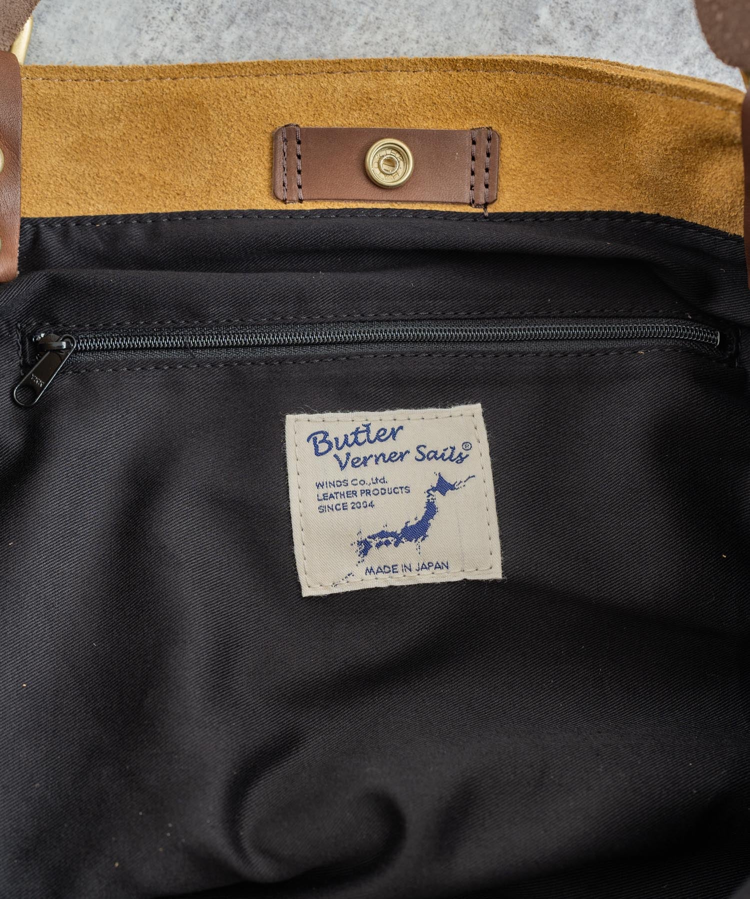 新色追加 Butler Verner Sails バトラーバーナーセイルズ 日本製/国産スエードビッグトートバッグ JA-1157-55 1930