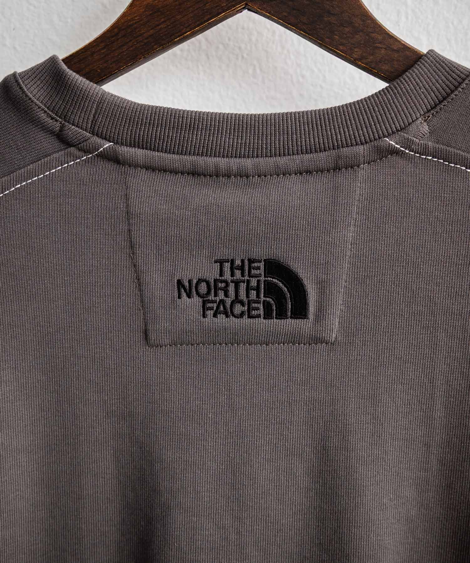 日本未展開モデル THE NORTH FACE ザ・ノースフェイス WHITE LABEL ホワイトレーベル MINI BOX STITCH SWEATSHIRTS オーバーサイズミニボックスロゴ刺繍ステッチスウェット 15064