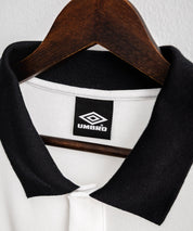 UMBRO アンブロ 別注コラボ オーバーサイズ鹿の子ワンポイントロゴ刺繍半袖ポロシャツ